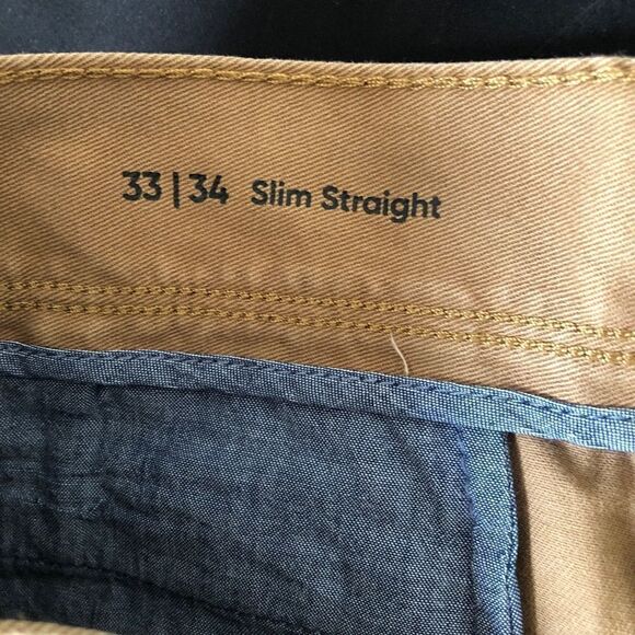 NWOT Urban Pipeline Size 33 Super Flex Slim Straight Tan Pants! - Picture 9 of 10